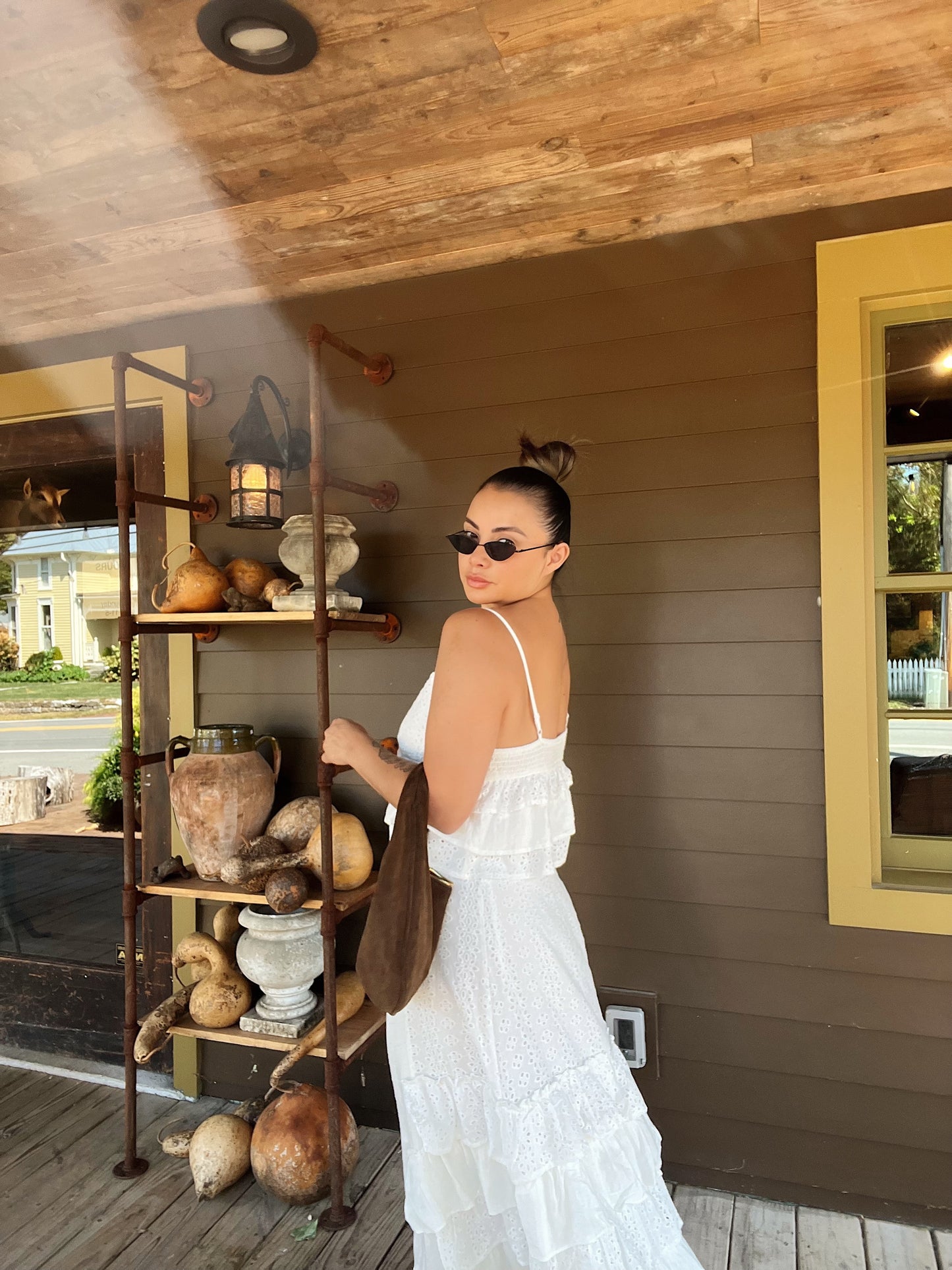 Morning Breeze White Skirt Set