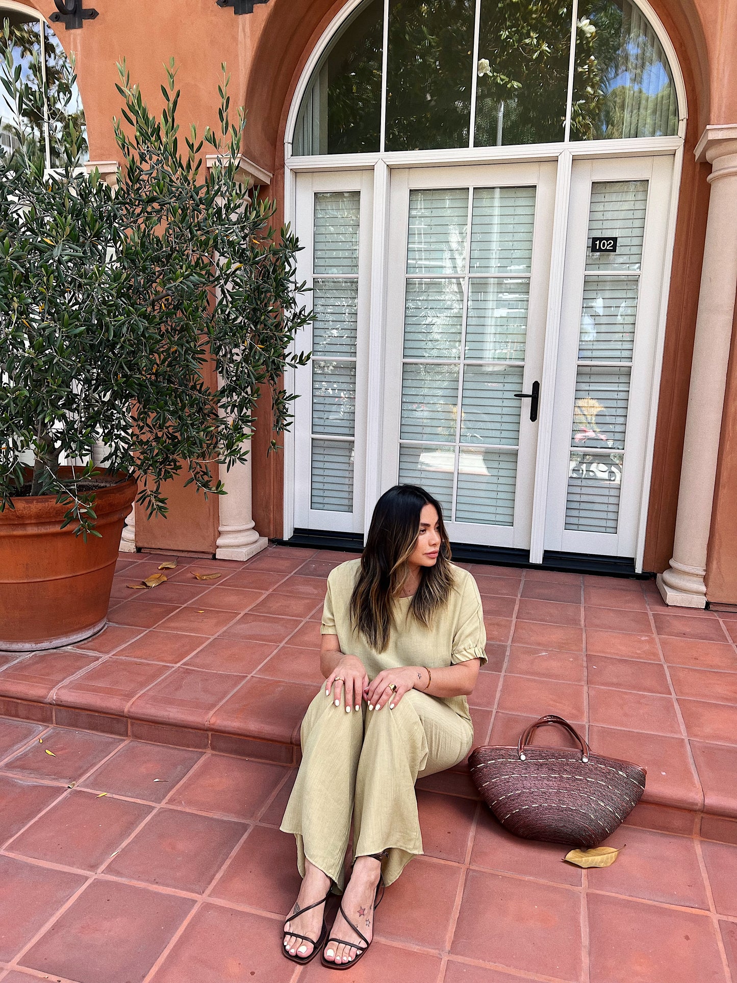 Amalfi Green Pant Set