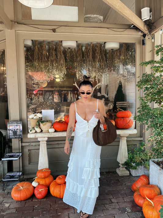 Morning Breeze White Skirt Set