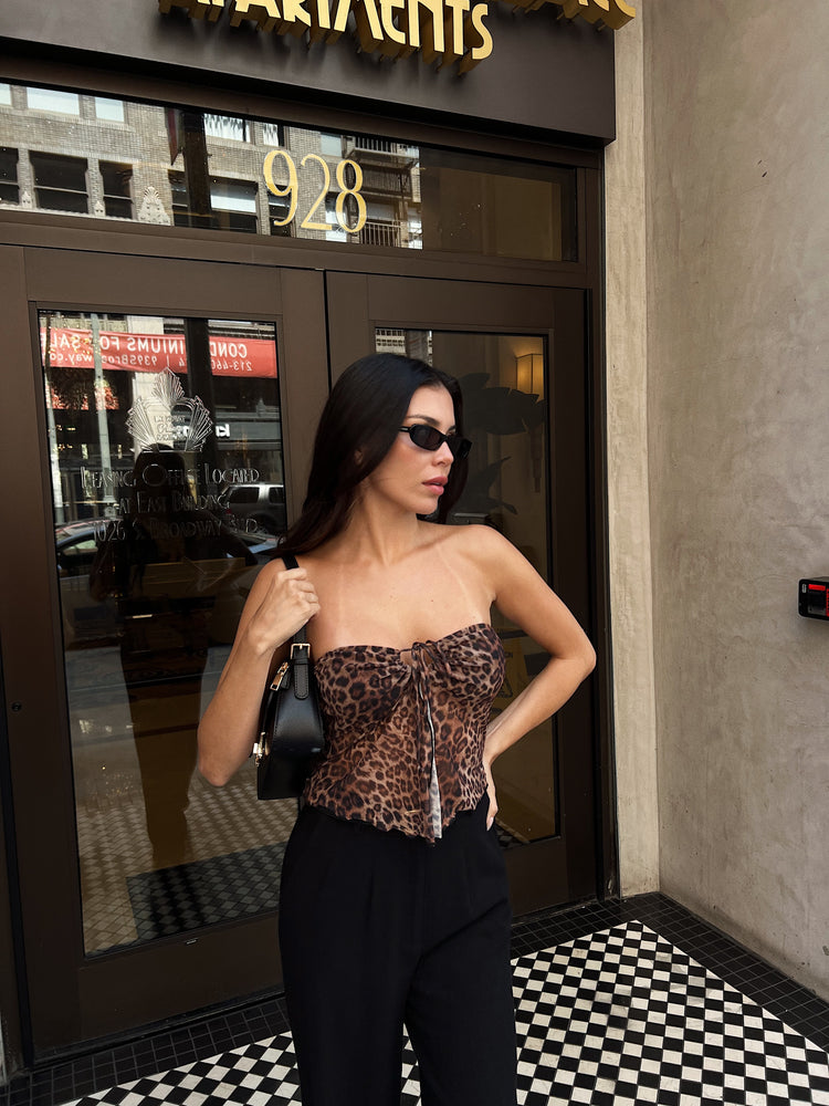 Into the Wild Leopard Top