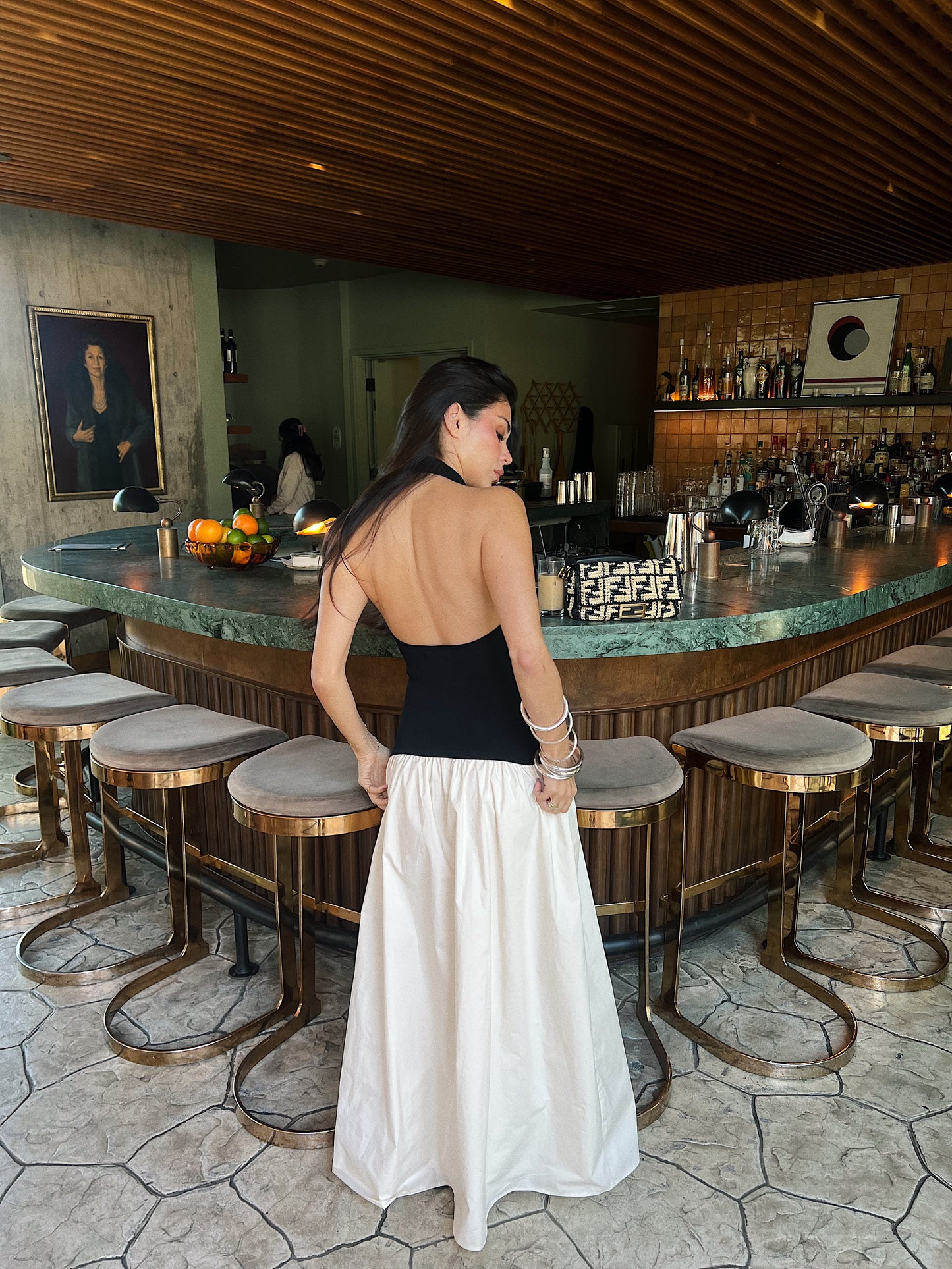 Last Dance Halter Neck Maxi Dress