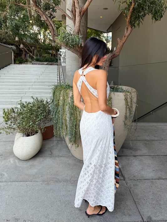 Georgia Eyelet Dress