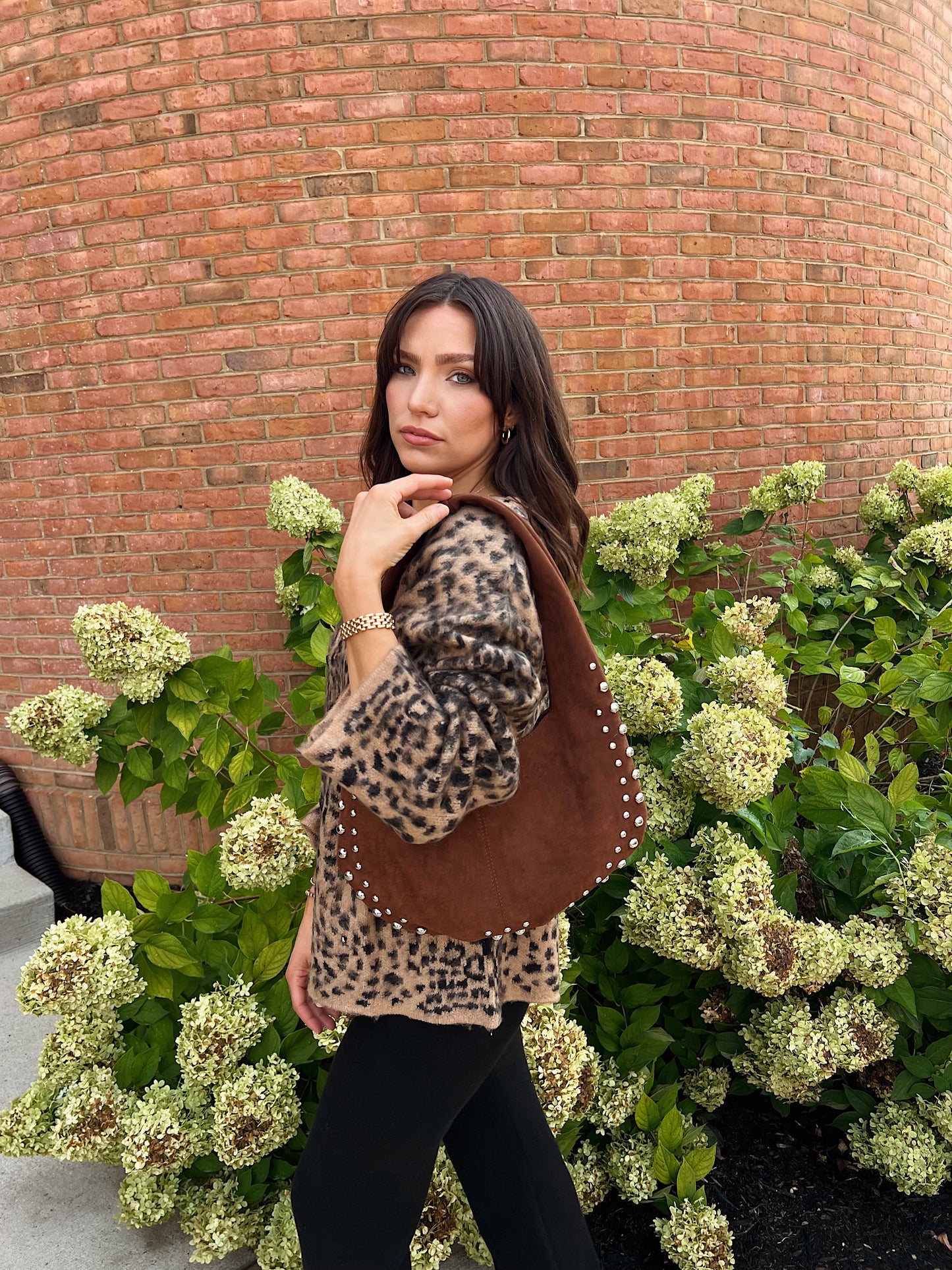 Cheetah print cardi