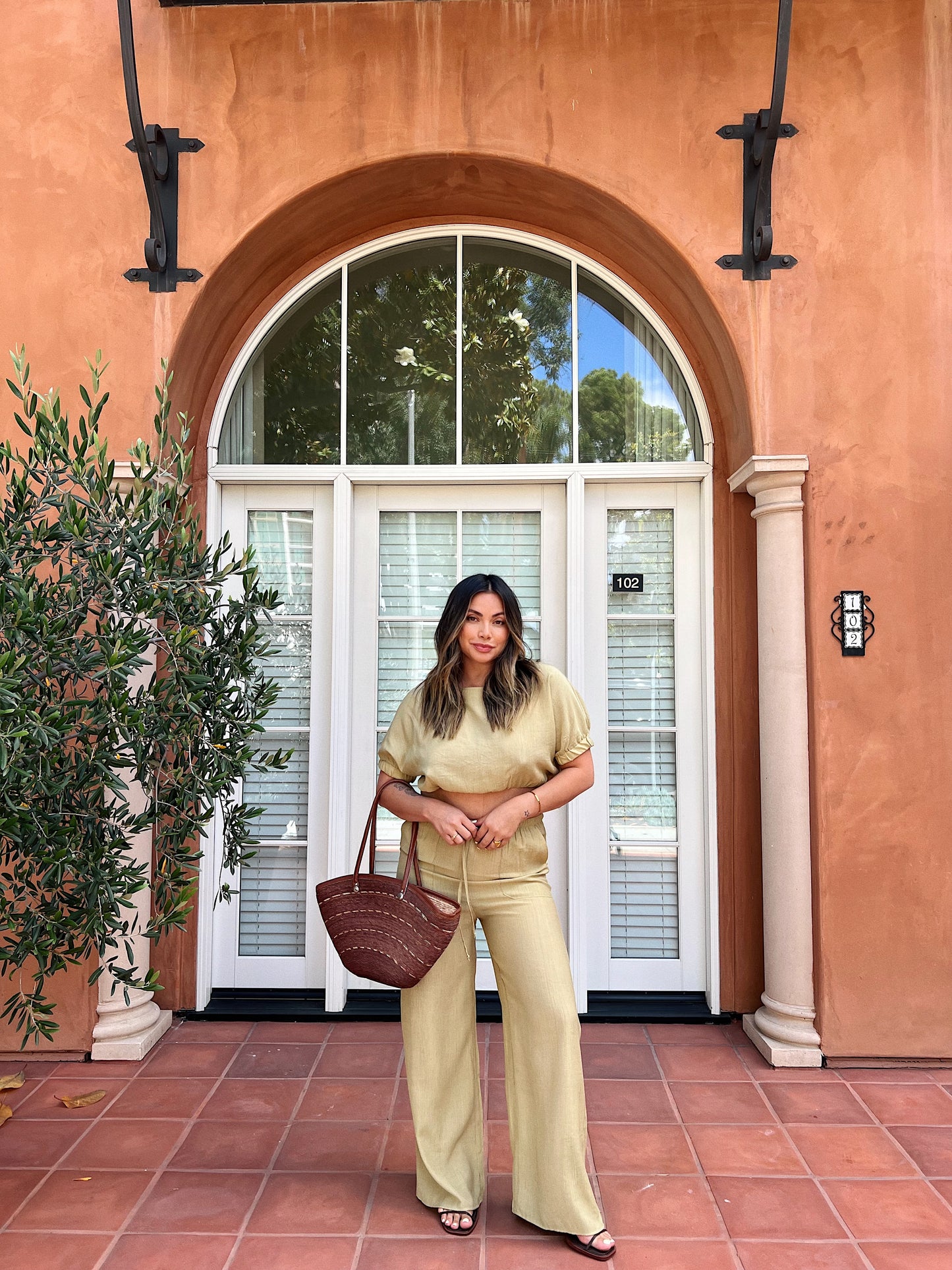 Amalfi Green Pant Set