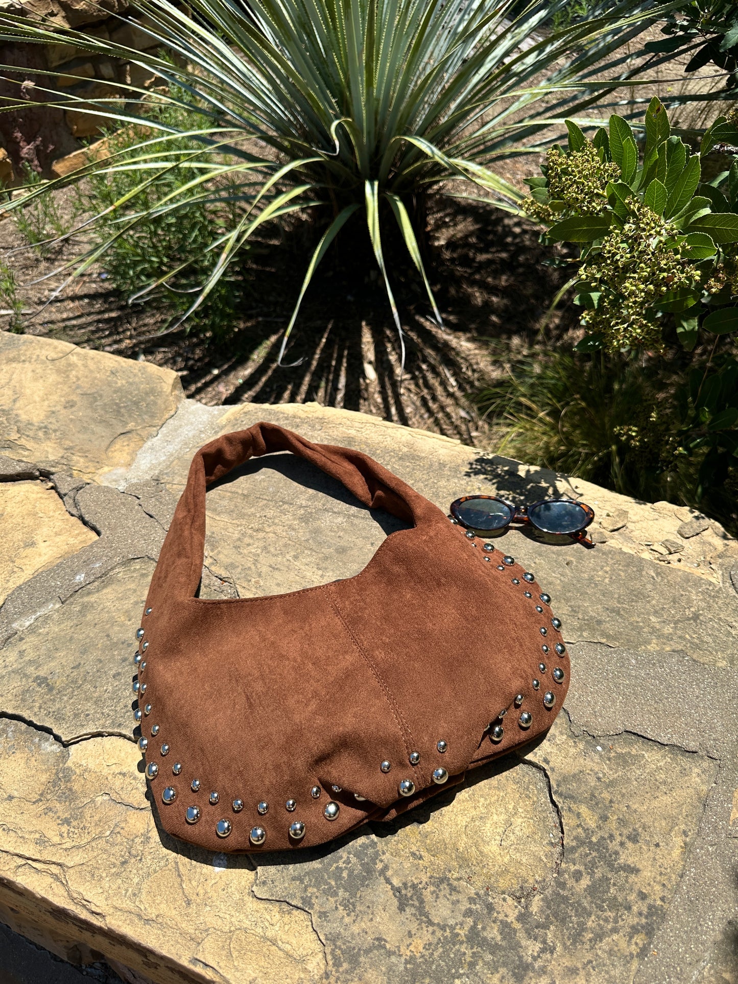 Small Town Studded Hand Bag