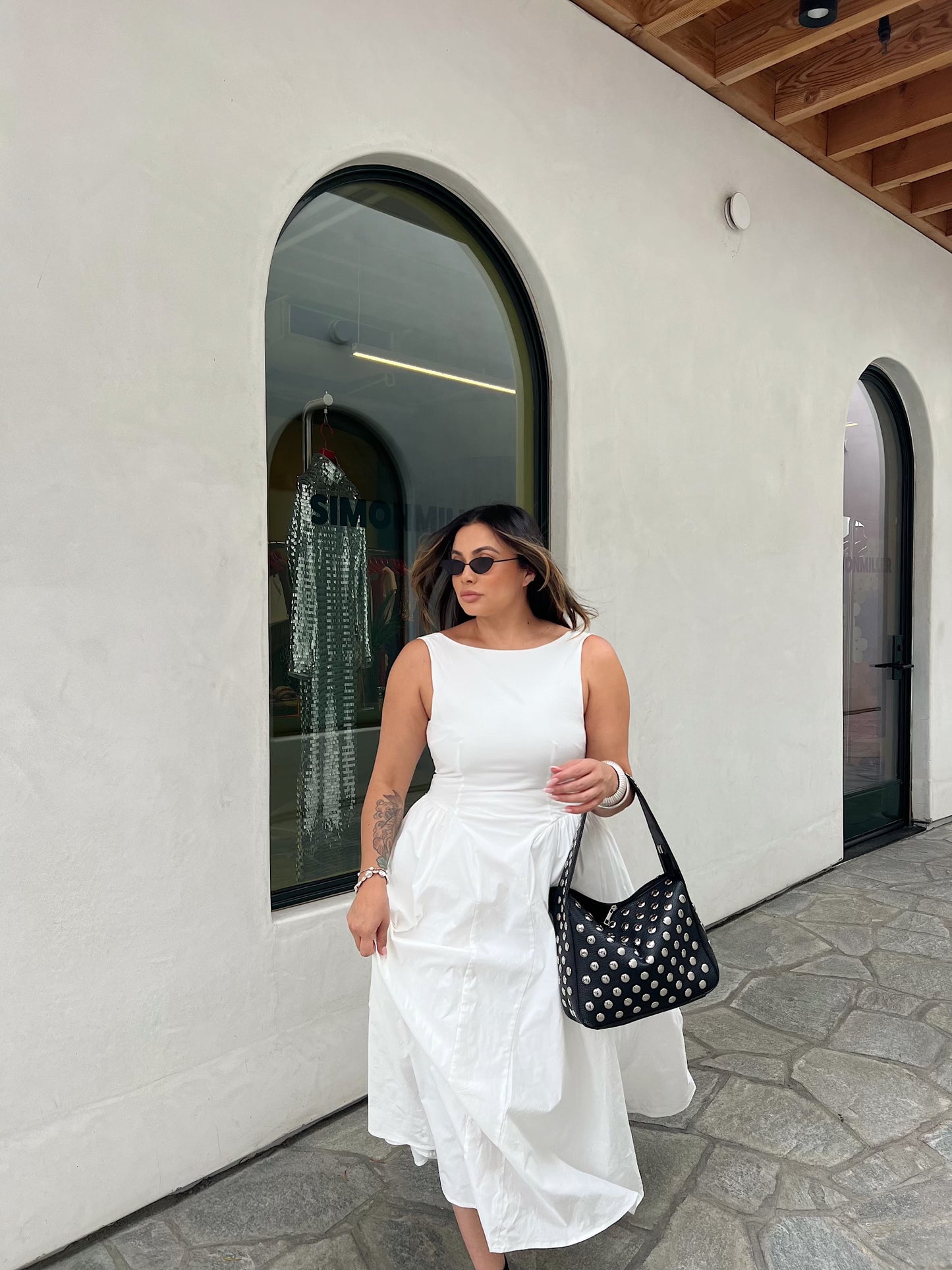 Lotus White Dress