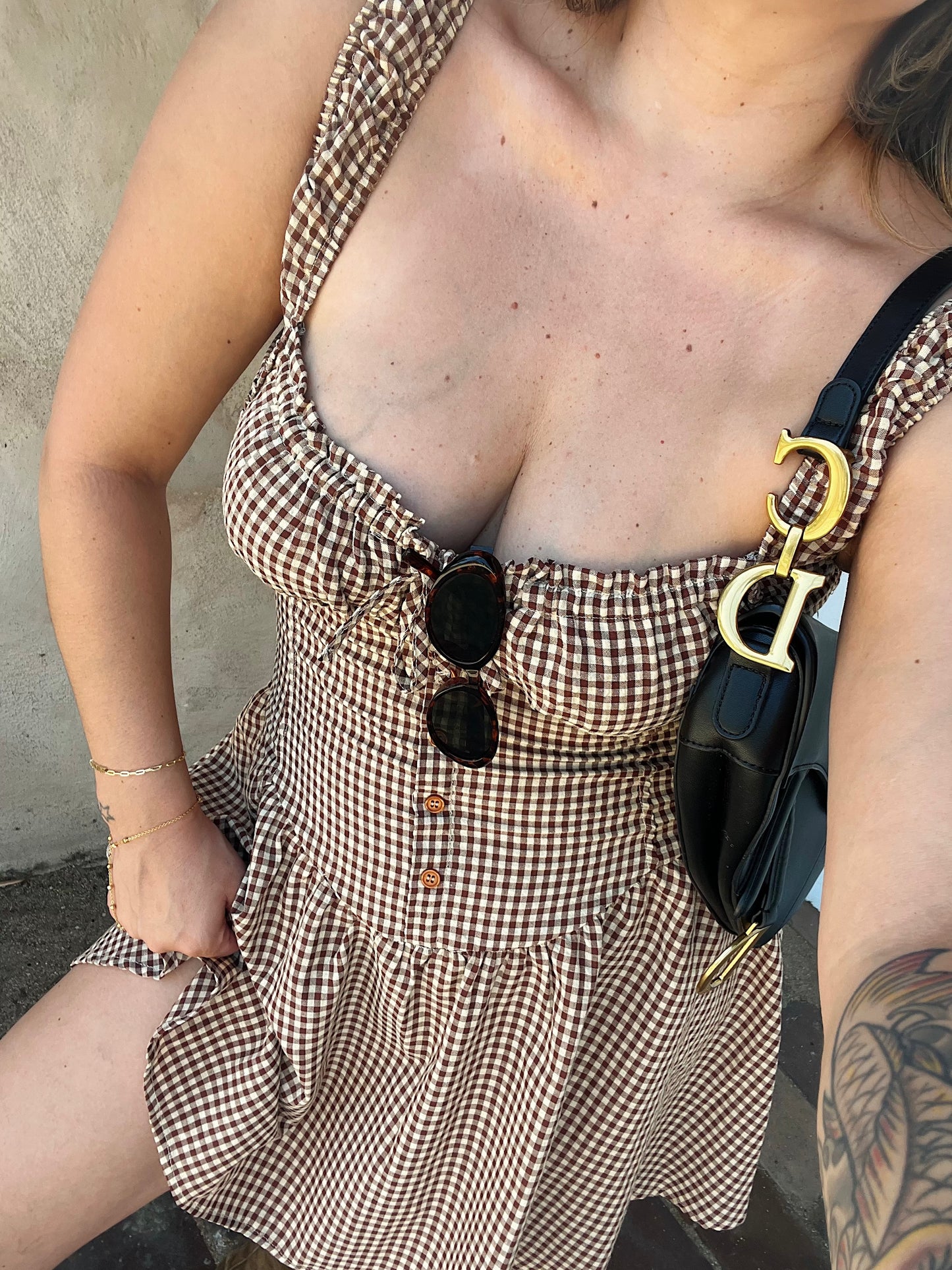 Dakota Gingham Mini Dress