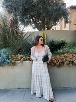 See You Later Plaid Maxi Dress