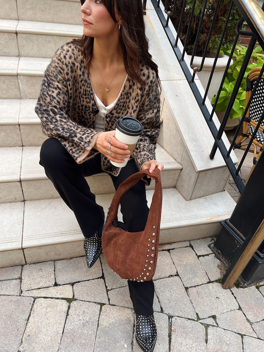 Cheetah print cardi