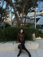 Deja Vu Maxi Skirt - Onyx
