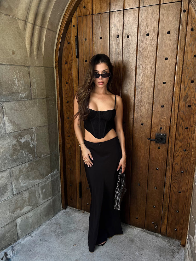 Reckless Maxi Skirt - Black