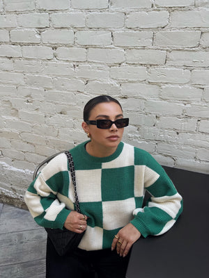 Check You Later Sweater - Green