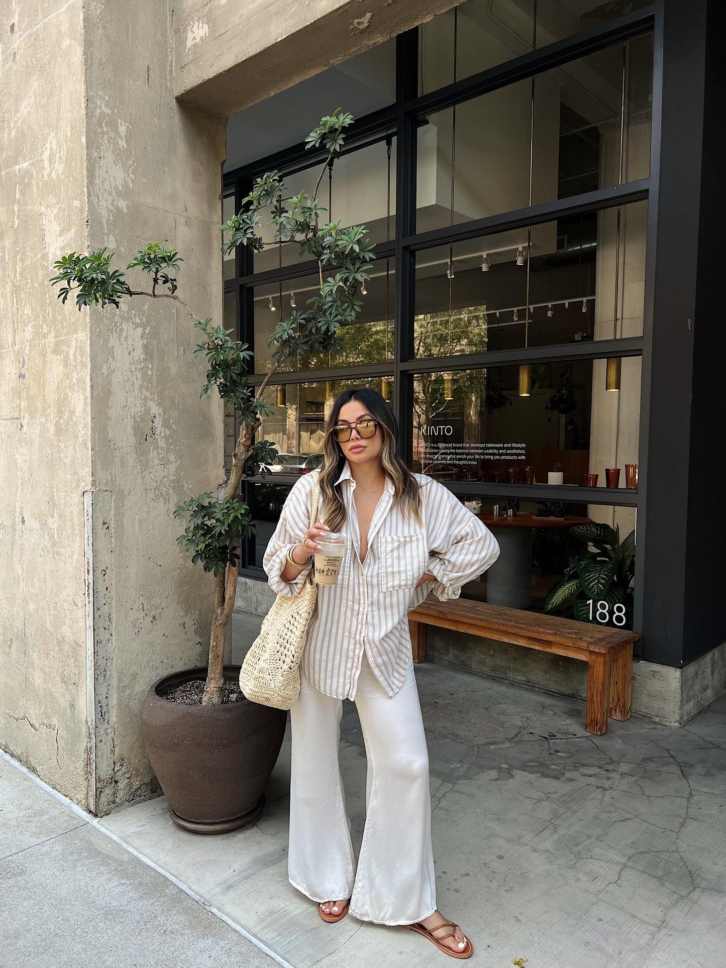 Seaside Button Up - Tan