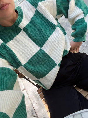Check You Later Sweater - Green