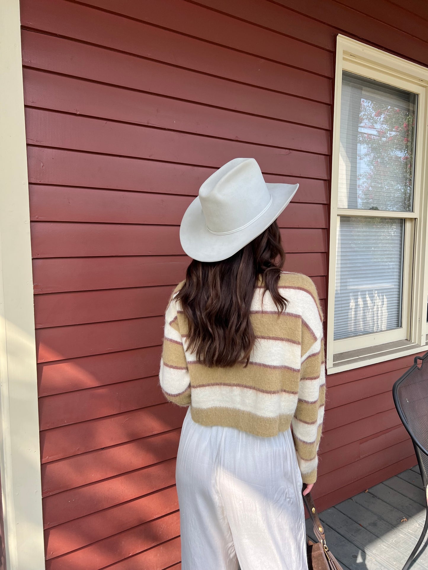 Fall is calling knit sweater- tan