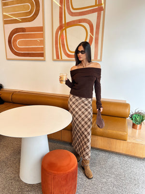 Portland Plaid Maxi Skirt