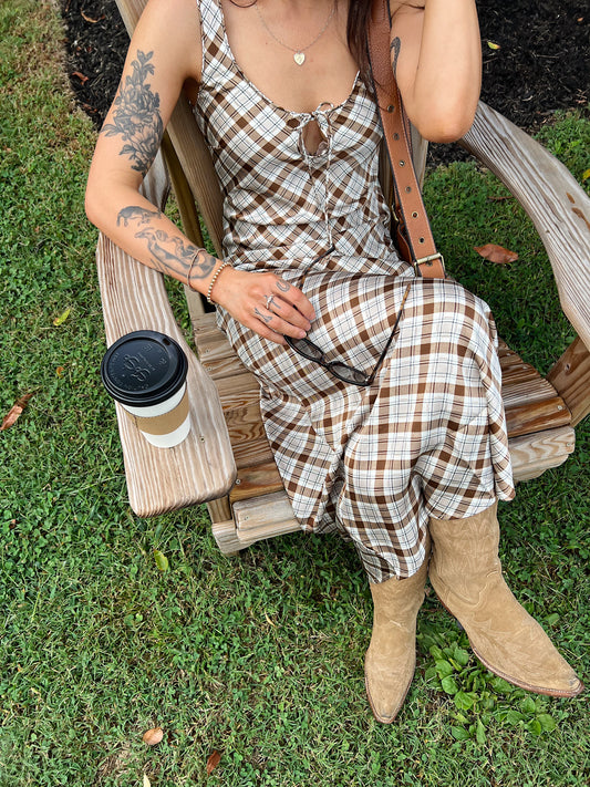 So many likes Plaid maxi