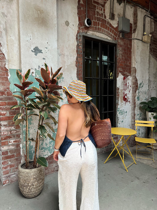 Bayside Denim Halter Top