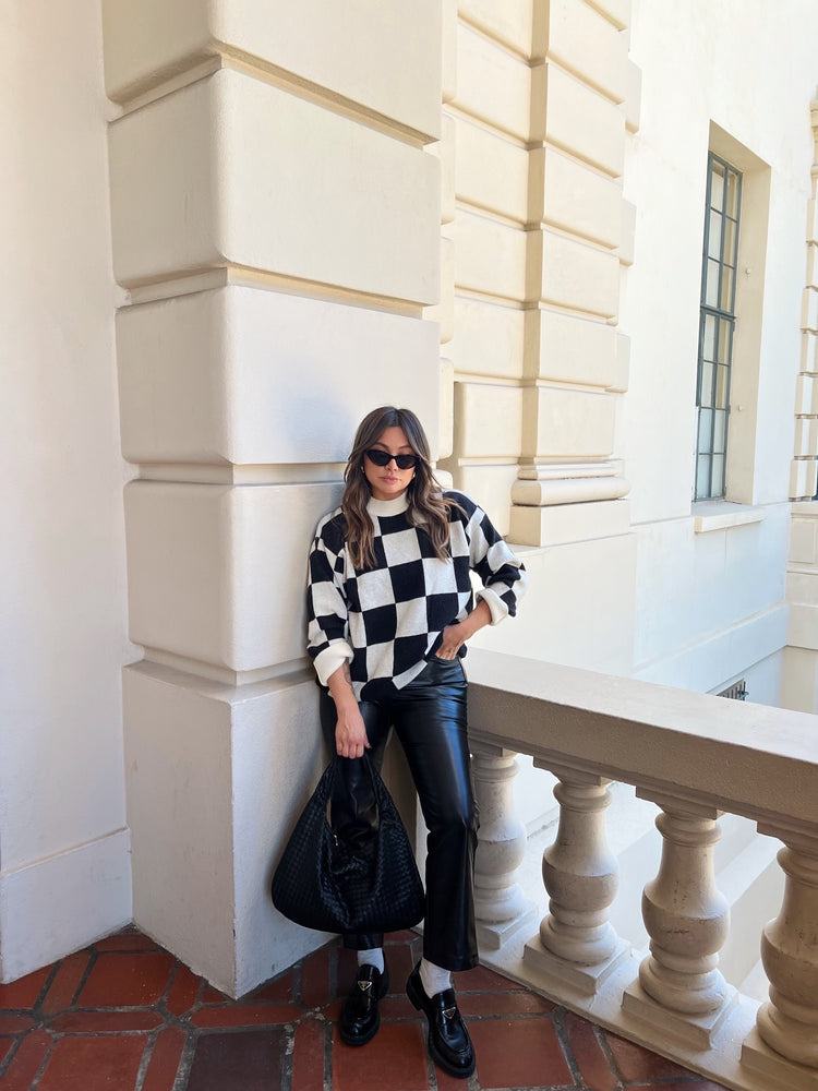 Off The Grid Checkered Sweater