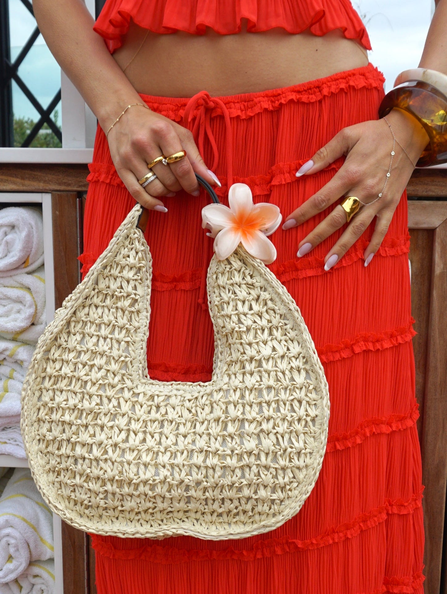 Raffia Hand Bag