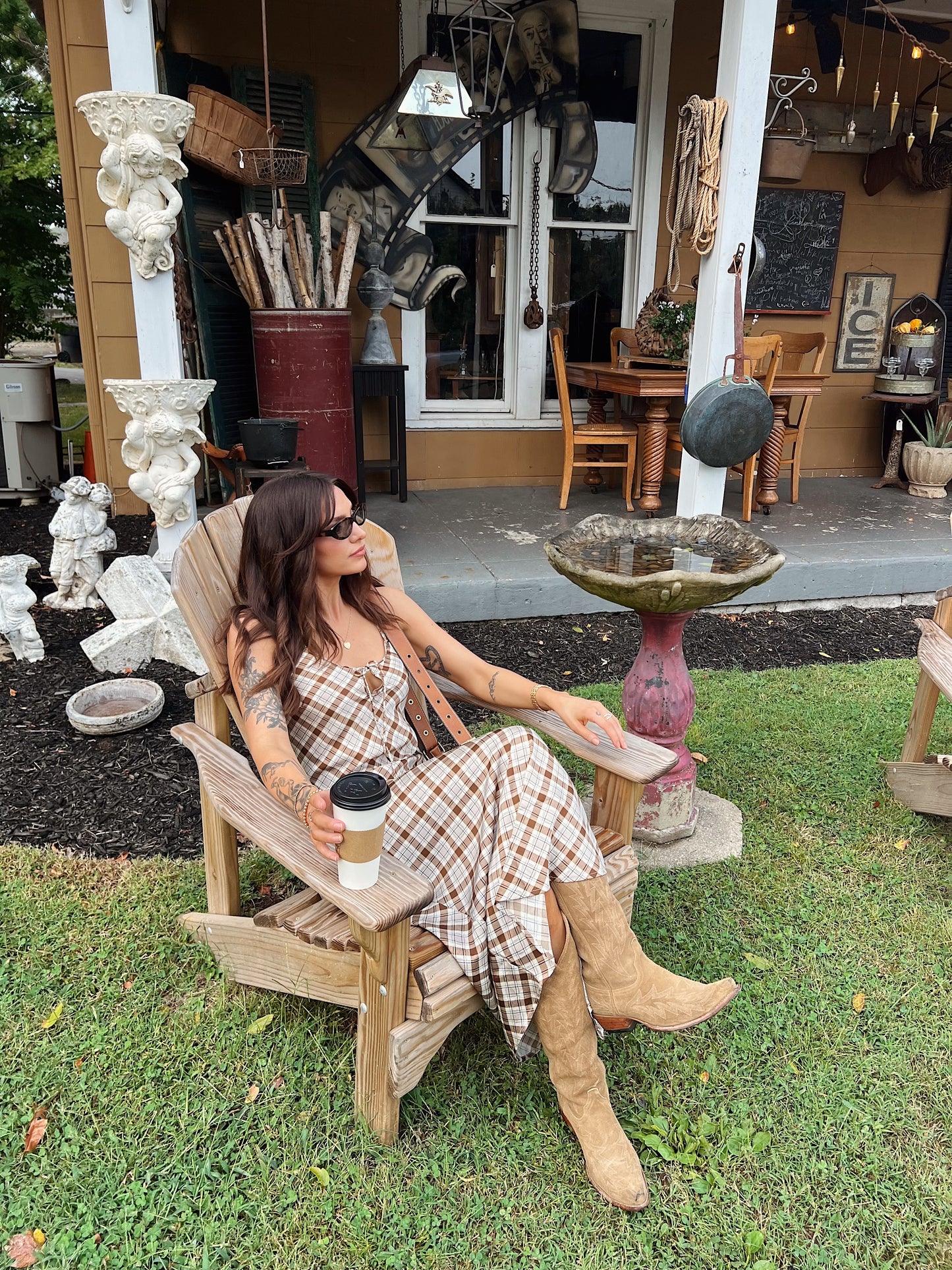 So many likes Plaid maxi