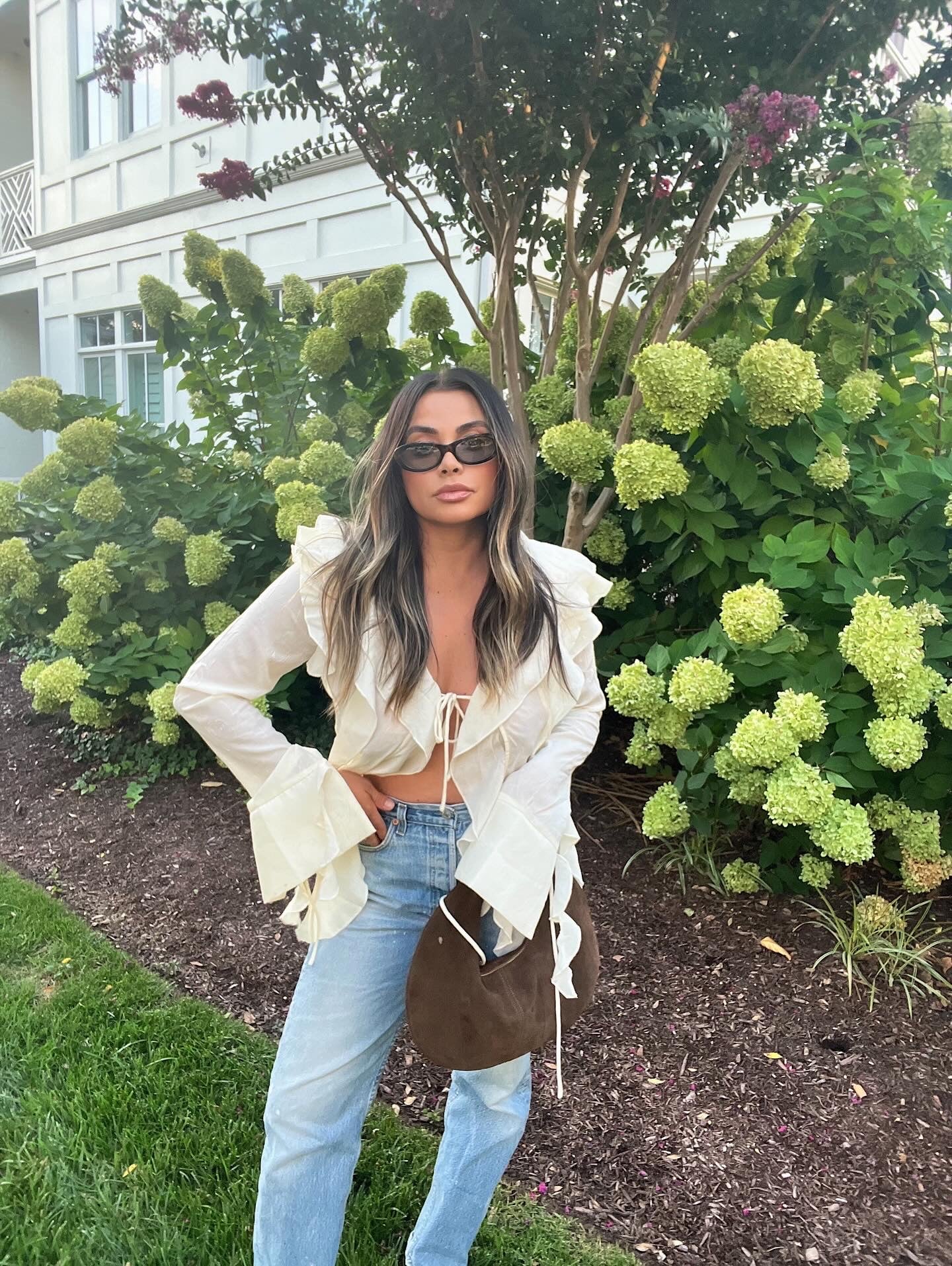 In the Moment Ivory Blouse