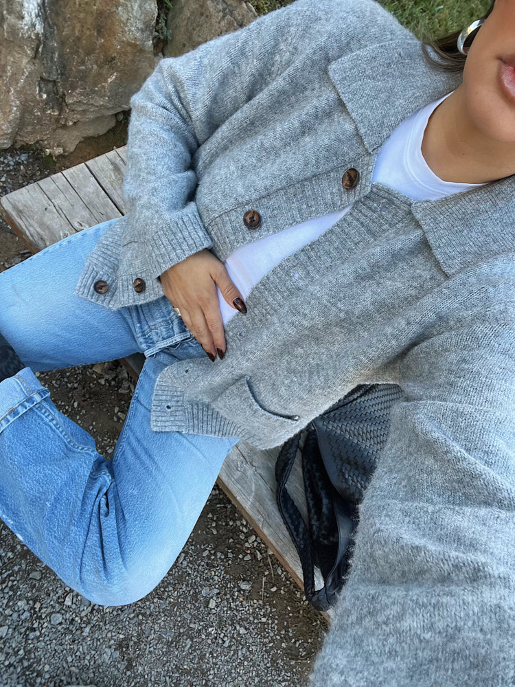 Moonlight Gray Cardigan