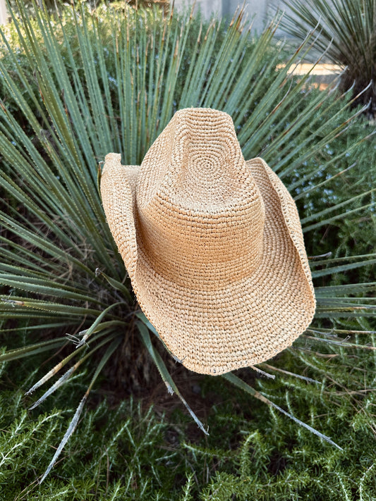 Raffia Cowboy Hat