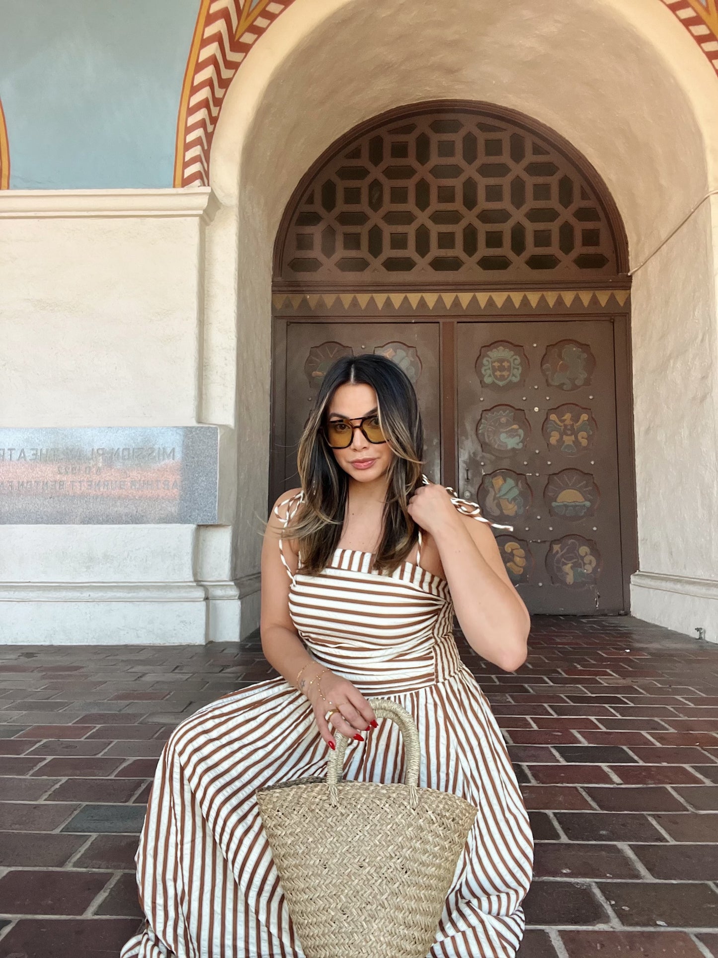 Marina Midi Stripe Dress