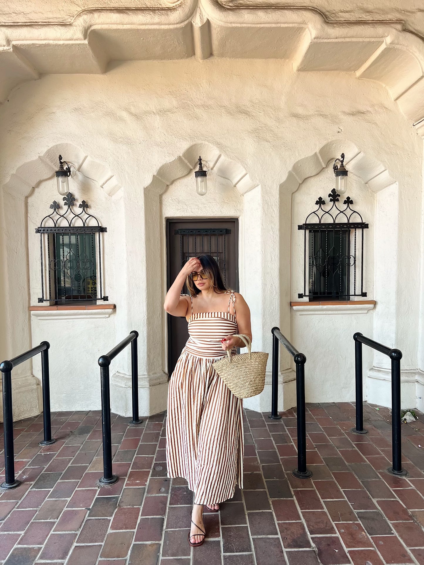 Marina Midi Stripe Dress
