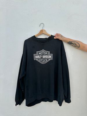 Harley Davidson Vintage Embroidered Crewneck