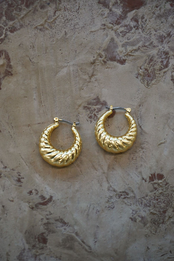 Scalloped Vintage Hoops