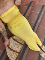 Bird Of Paradise Maxi Dress - Yellow - FINAL SALE