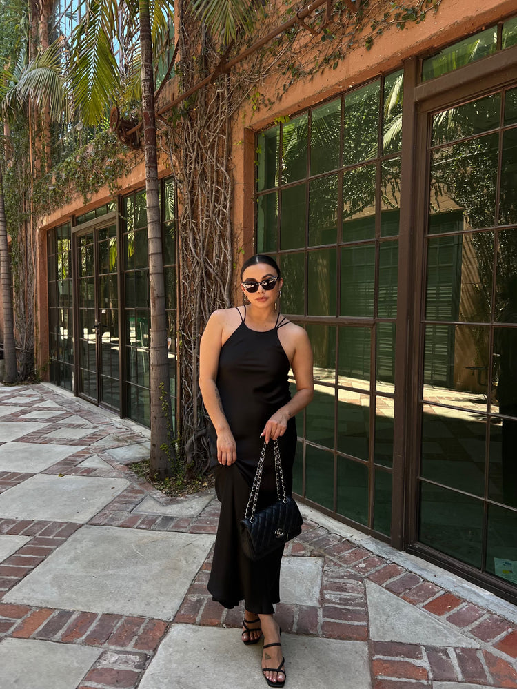 Made For Me Maxi Dress- Black - FINAL SALE